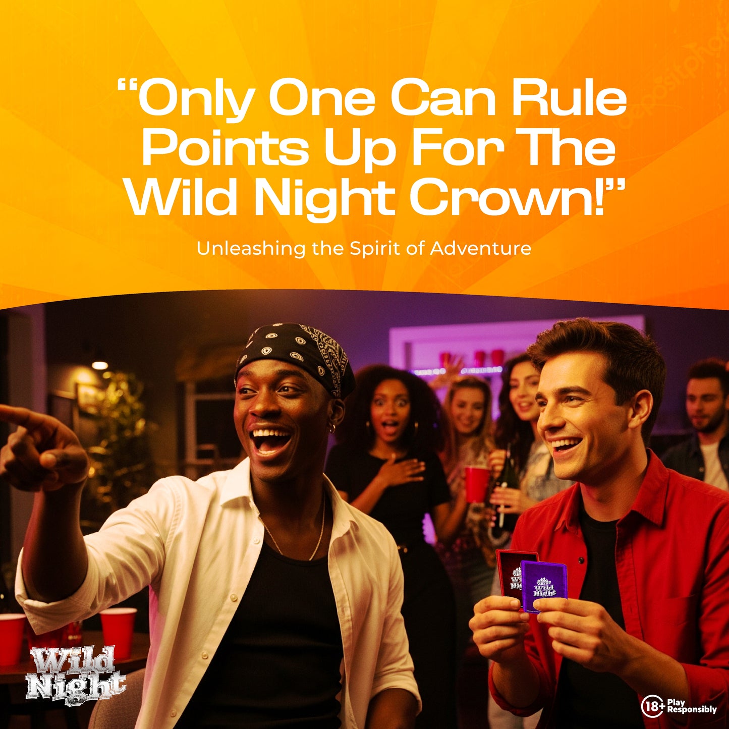 WILD NIGHT: The Spicy, Funny & Unforgettable Game Night Experience for Adults | Perfect for Parties, Game Nights, & Couples!
